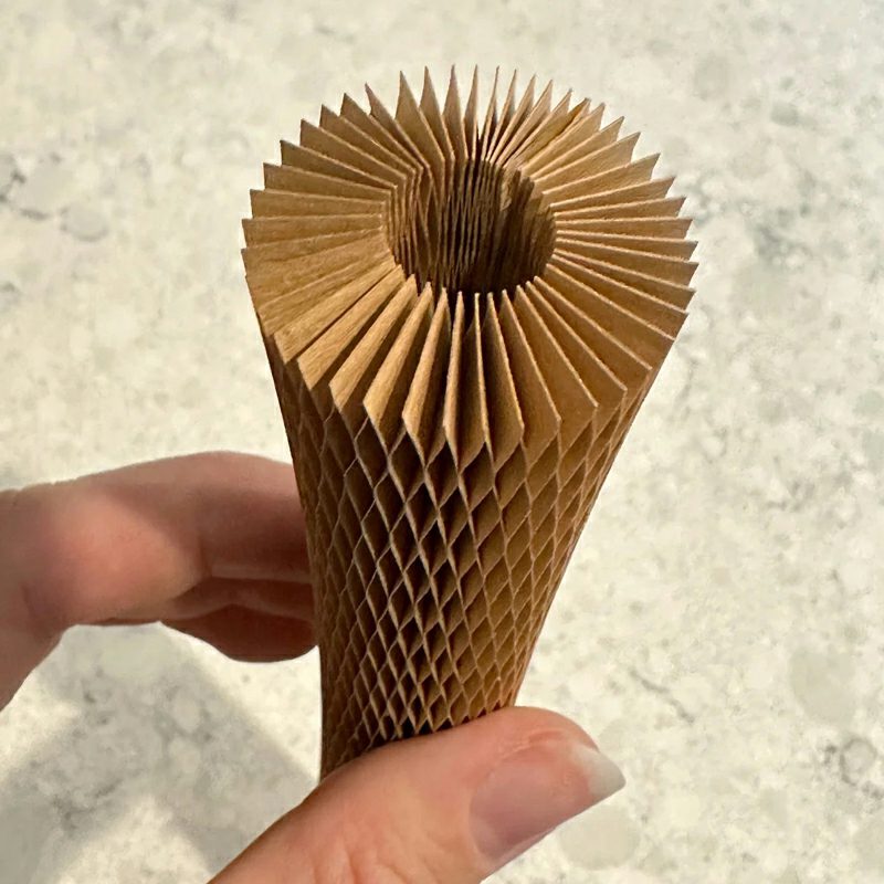 Honeycomb Paper Bottle Protective Sleeve